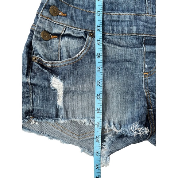 Guess Jeans Denim Overall Shorts S - Picture 6 of 8